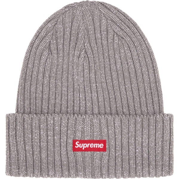Overdyed Beanie Metallic Silver