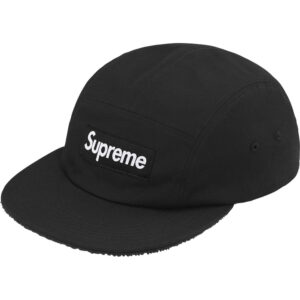 Reversible Terry Camp Cap Black