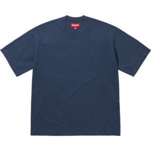 Intarsia S/S Top Navy