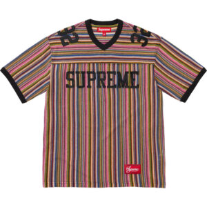 Open Knit Football Top Multicolor